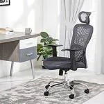 Urban Ladder Venturi Study Chair-3 Axis Adjustable (Colour : Ash Grey)