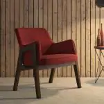 Urban Ladder Carven Lounge Chair (Colour : Red)