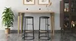 Urban Ladder Samantha Bar Stool (Colour : Black)