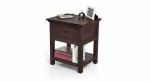 Urban Ladder Snooze Bedside Table (Finish : Mahogany)