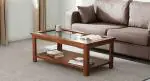 Urban Ladder Claire Coffee Table (Finish : Teak; Size : Large)