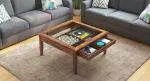 Urban Ladder Tate Display Coffee Table (Finish : Teak)
