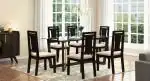 Urban Ladder Bourdaine Glass Top 6 Seater Dining Table (Finish : Mahogany)