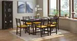 Urban Ladder Caprica 6 Seater Dining Table (Finish : Mango Walnut)