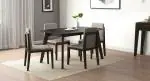Urban Ladder Galaxy Granite Top 4 Seater Dining Table (Finish : American Walnut)