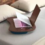 Urban Ladder Nuvolo Laptop Table (Finish : Dark Walnut)