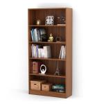 Bluewud Alex Engineered Wood Bookshelf (Finish : Walnut)
