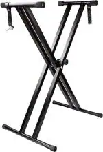 Techtest Adjustable Piano Stand Heavy Duty Double Braced Keyboard Stand Musical Instruments