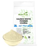 Nutrixia Kaunch Seeds White Powder Churna/Kauch Beej Safed/Konch/Mucuna pruriens 100 Gms