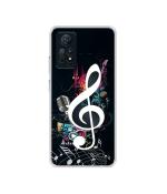 Casotec Mike and Music Design Printed Silicon Soft TPU Back Case Cover for Mi Redmi Note 11 Pro Plus 5G