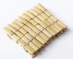 FlairFinds Wooden Clip- 20 Pcs Mini Natural Wood Pin for Photos, Wooden Small Photo Clips, Mini Close Pins for Pictures, Display Artwork, Little Baby Shower (20 Pieces)