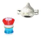 Urban buy Aluminium Gujiya Mould With Kitchen Cleaning Sink Brush and Multicolour, Pack of 2