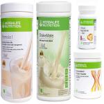 HERBALIFE NUTRITION Formula 1 Shake Vanilla + Protein Powder 200 G + Afresh- Elaichi + Shake Mate