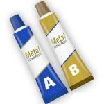 Kayru Metal Repair Paste Set Permanent Metal Paste for Repair Paste Repair Metal Plastic Wood Glue Caster Glue Ab Group Double Tube Industrial Heat Resistance Cold Weld Metal Repair Paste