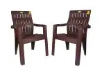 Anmol Moulded Orthopaedic Kelvin Chair with Fully Comfort(Weight Bearing Capacity 200kg) Set of 2 | Chair | Comfortable Chair | Plastic Chair | Kursi