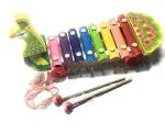ShopiMoz Xylophone Educational Toy Percussion Instrument Musical Gift for Kids Children (Peacock Xylophone)