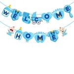 Zyozique Baby Boy Welcome Home Decoration Kit Banner for Baby Shower/Welcome Party/Birthday Party Supplies