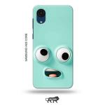 Tweakymod Printed Funny FAce Emoji Back Cover For Samsung A03 Core
