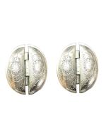 Wofier Aluminium Gujiya Mould, Gujiya Maker Press, Gujiya Machine Silver - Pack Of 2