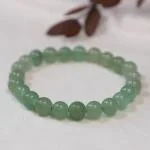 Crystal Divine Green Aventurine Healing Crystal Bracelet For Woman 8mm Money Magnet Bracelet For Girls Crystal Bracelet For Men Friendship Gifts Hand Bracelet Couple Bracelet Aesthetic Bracelets