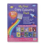 Navneet My First Copy Colouring Pack- Set of 10 books- Themes- Alphabet, Numbers 1 to 10, Birds, Baby Animals, Pet Animals, Wild Animals, Sea Animals, Fruits, Vegetables and Vehicles- 150+ pages