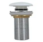 Thoisewelt White Brass Wash Basin Waste Coupling Cap