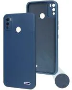 Jkobi Smooth Blue Silicone Mobile Back Cover for Micromax in 1b
