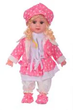 Aarushi Plastic Baby Girl Doll Soft Toy (0 to 4 Years)