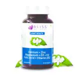 Bliss Welness Calcium Magnesium Zinc For Women And Men With Vitamin D3 , B12, K2 And Folic Acid| For Joint Support And Bone Strength - 120 Vegetarian Tablets