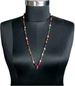 Vridaann Ratan Bazaar Women Stone Navratna mala Pendant