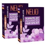 NEUD 4-Step DIY Advanced Hair Spa Kit for Salon-Like Silky Bounce at Home - 2 Packs (40 g Each)