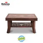 MAHARAJA Polo Plastic Coffee Table - Plastic Coffee Table (Finish Color - Teakwood, DIY(Do-It-Yourself))