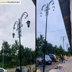 G & R SONS 60 Watts Outdoor Lighting/exterior Hanging Pendant Light Lamp, Black, Round