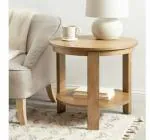 FAIZ GLOBAL ENTERPRISES Casiah Round Living Room Side Table-A1