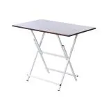 Faburaa Tablista 36x24 One Side Portable and Foldable Table for Home and Office (Light Brown, 36x24)
