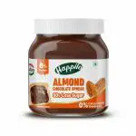 Happilo Chocolate Almond Spread 200g, Low Carb Chocolate Dessert Spread, Smooth & Delicious