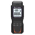 R-TEK Paper Moisture Meter Two Pins Paper Moisture Detector, Paper Humidity Tester for Paper, Corrugated Box, New Paper (2 Pins, Black)