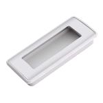 HARMONUS CP-White ABS Concealed Sliding Handle and Concealed Door Pull Handle and Wardrobe Drawer Conceal Handle 96 MM - 4 PC,HCONCEALCW-6 - 96MM-4 PCS