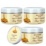 Mountain Soul Honey & Almond Body Cream, 200gm - Nourishing Skin Cream, Pack of 3