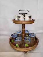 Onlinecraft Wooden Glass Stand for Kitchen | Glass Holder Stand | Kitchen Storage Organizer | Glass Holder Stand | Glass Holder Drying Rack