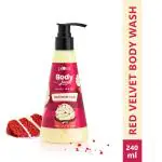 Plum BodyLovin’ Red Velvet Love Body Wash | Warm, Sweet Fragrance | 100% Vegan | Non-Drying | Creamy Formula | For All Skin Types