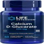 Life Extension Calcium D-Glucarate 200 mg, 60 vegetarian capsules