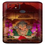 Wrap Craft Fancy Sticker Printed Multicolor Back Skin High Quality Premium Protected Mobile Skin For Realme C21 Multi Colour Stickers Vinyl Material 100% Removable (REALME C21-130 )