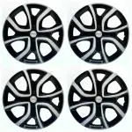 PRIGAN TATA ALTROZ Black Silver 14 Inch Wheel Cover/Wheel Cap, Universal Model (for All 14 INCH Cars) (Set of 4 Pcs) (ALTROZ XE and XM Only)
