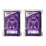 Ezee Flat Medium Black Garbage Bags 30 pcs 19 inch x 21 inch (Pack of 2)
