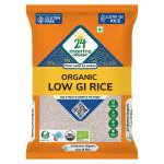 24 Mantra Organic Low G.I Rice - 8Kg | 2kg - Pack of 4 | Diet & Diabetic Friendly | Certified Low Sugar Rice | Certified Organic & Naturally Gluten-Free