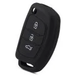 Cloudsale Black Flip Car Key Cover For Hyundai Grand I10 Nios Flip Key