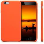 M Cart Orange Silicone Protective Cover Case For Apple Iphone 6 Plus, 6S Plus