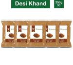 Trinetra Desi Khand 1250 g (250g X 5 Pack) Sugar