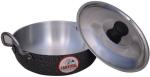 Carnival Multicolor Aluminium Kadhai With Lid